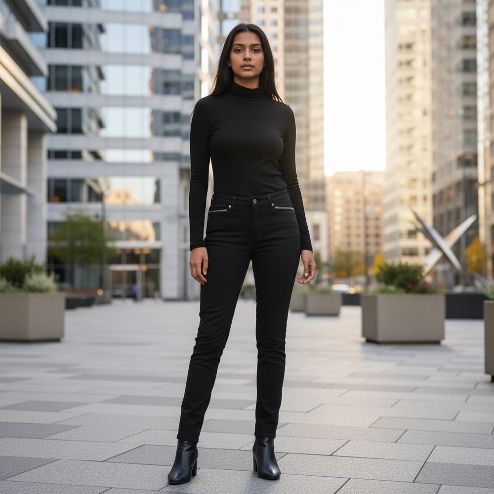 INWEAR 5 pocket black jeans size 32